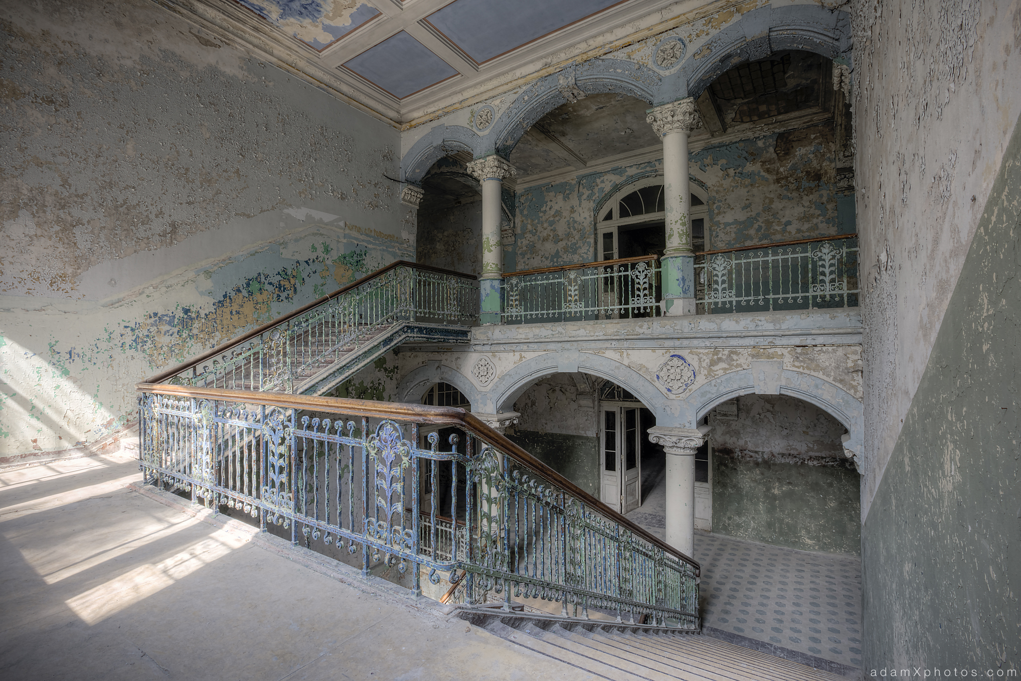 Adam X Urbex Beelitz Heilstatten Germany Urban Exploration Mens Men's Sanatorium Hospital Decay Lost Abandoned Hidden Entrance