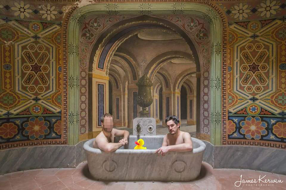 James & Adam bath anon