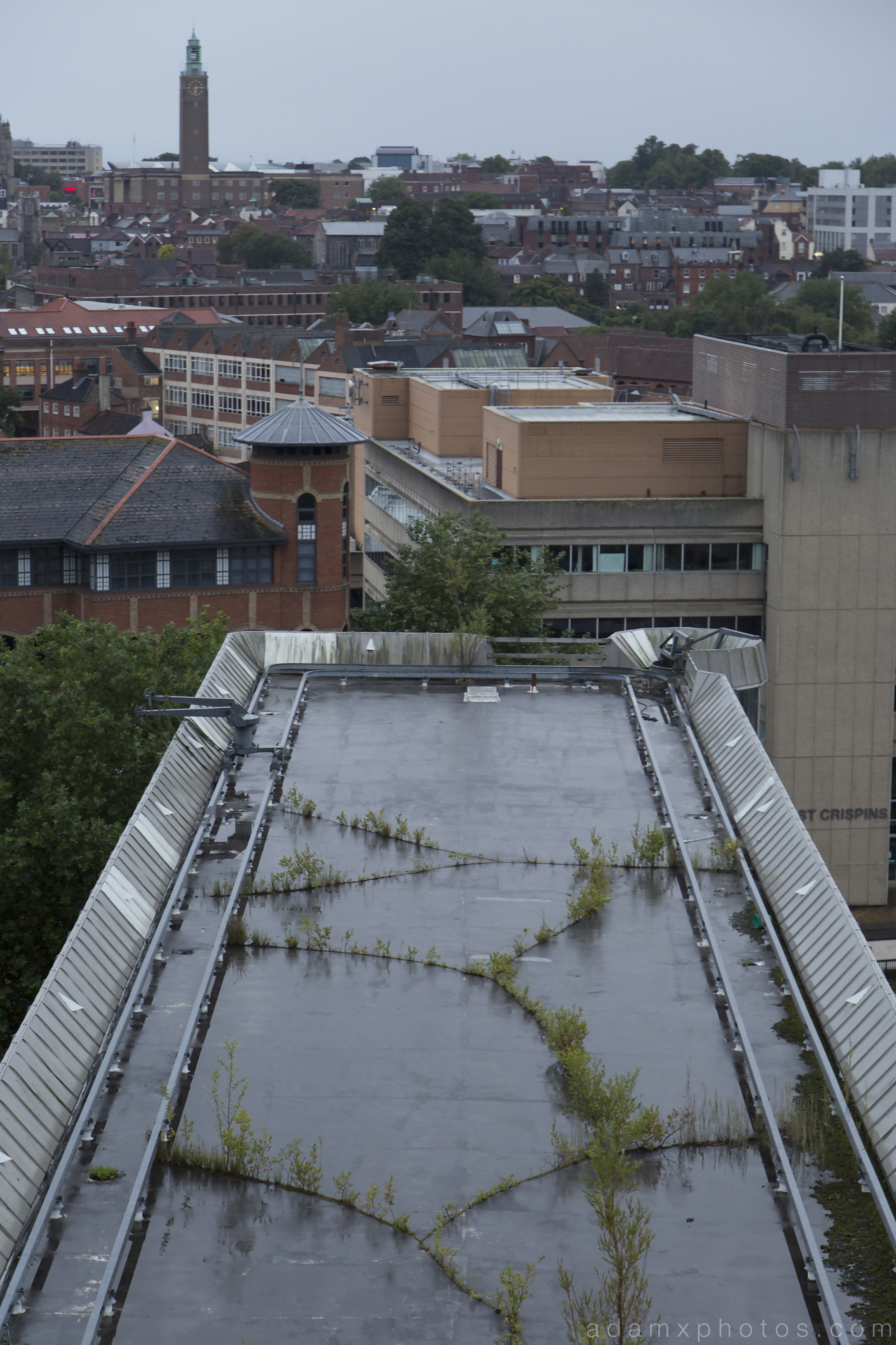 Roof Sovereign House HMSO Norwich Urbex Adam X Urban Exploration 2015 Abandoned decay lost forgotten derelict
