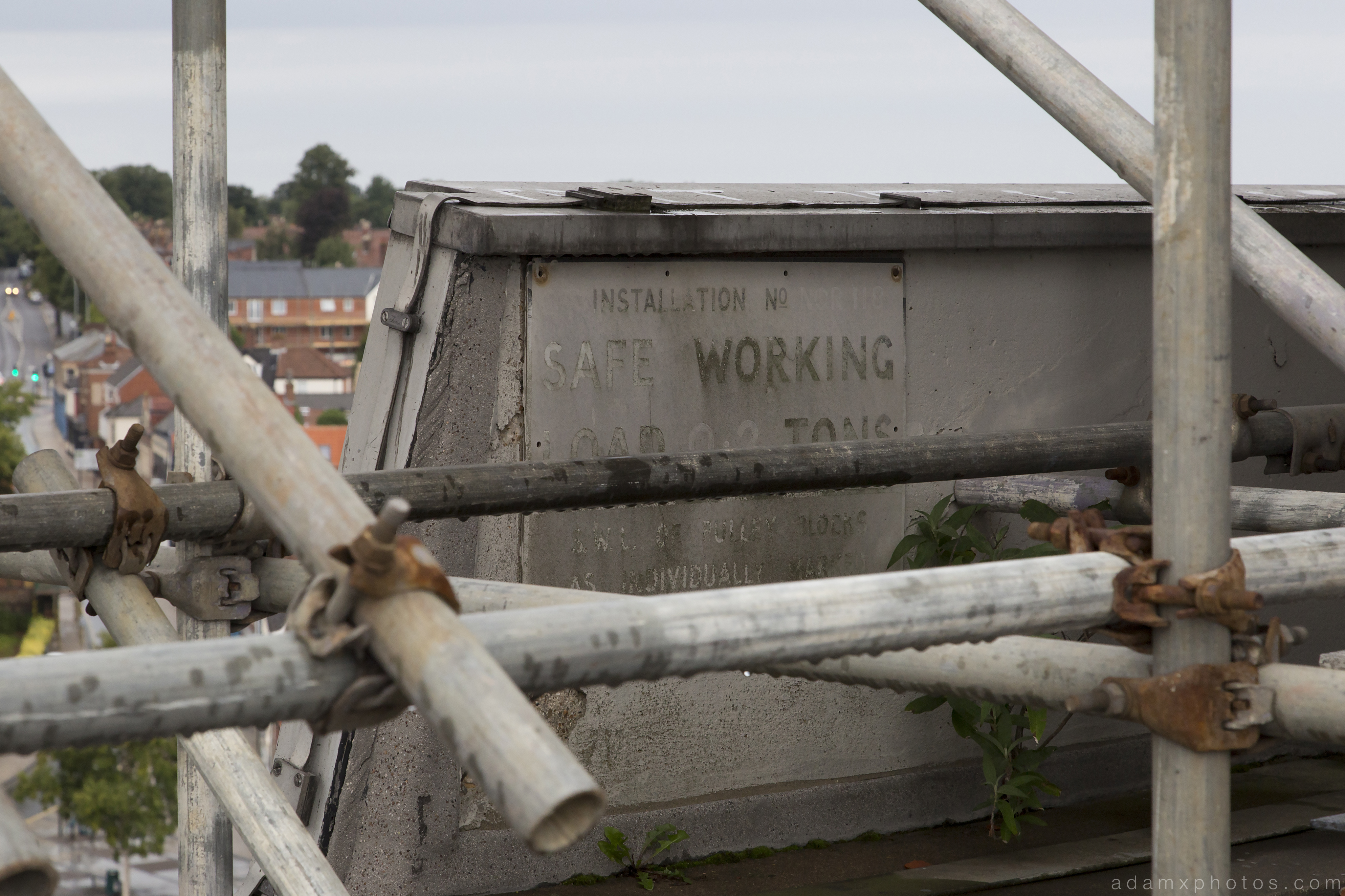 scaffolding Sovereign House HMSO Norwich Urbex Adam X Urban Exploration 2015 Abandoned decay lost forgotten derelict