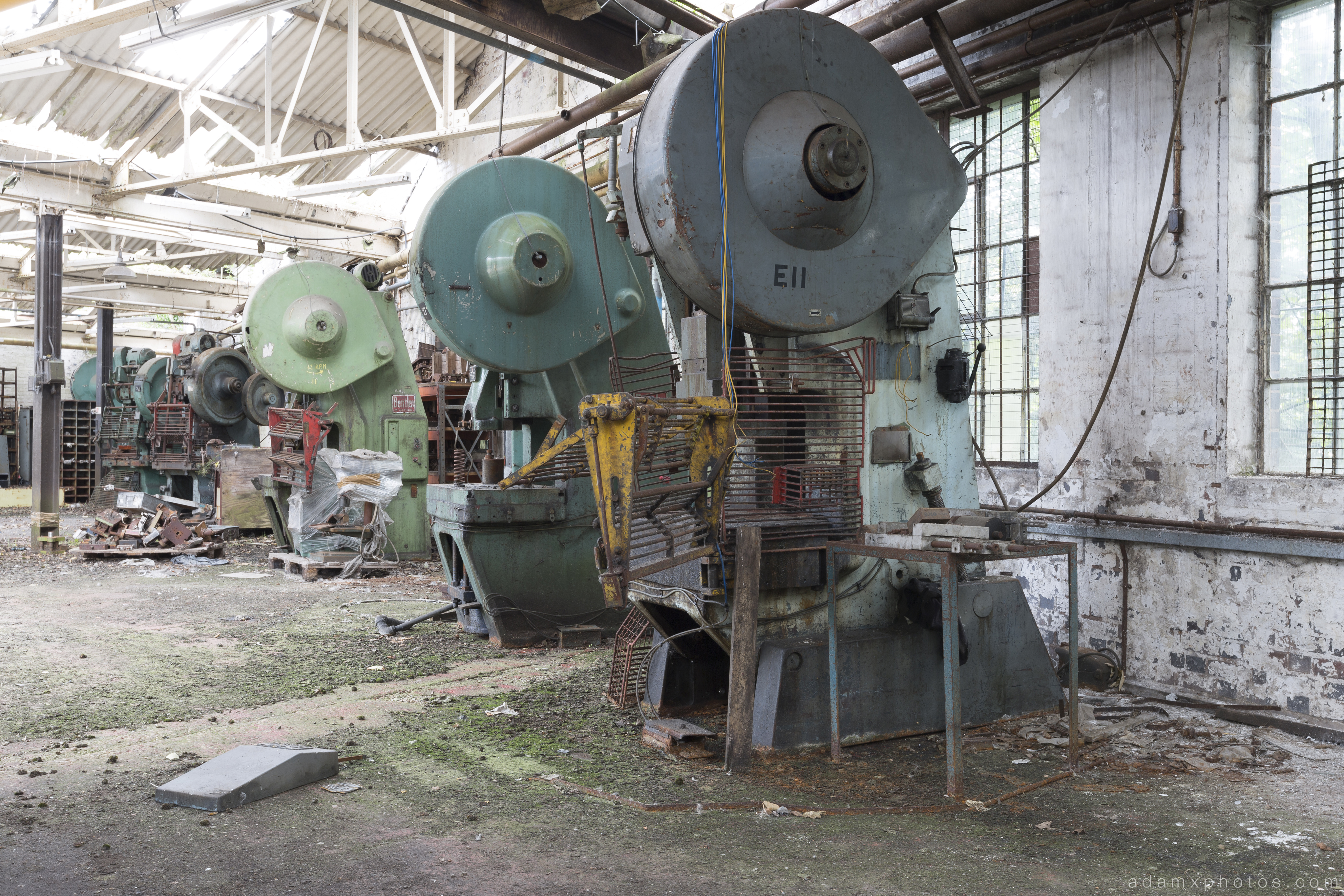 machinery West Bromwich Spring Company Helical Works Springs industry industrial Urbex Adam X Urban Exploration 2015 Abandoned decay lost forgotten derelict