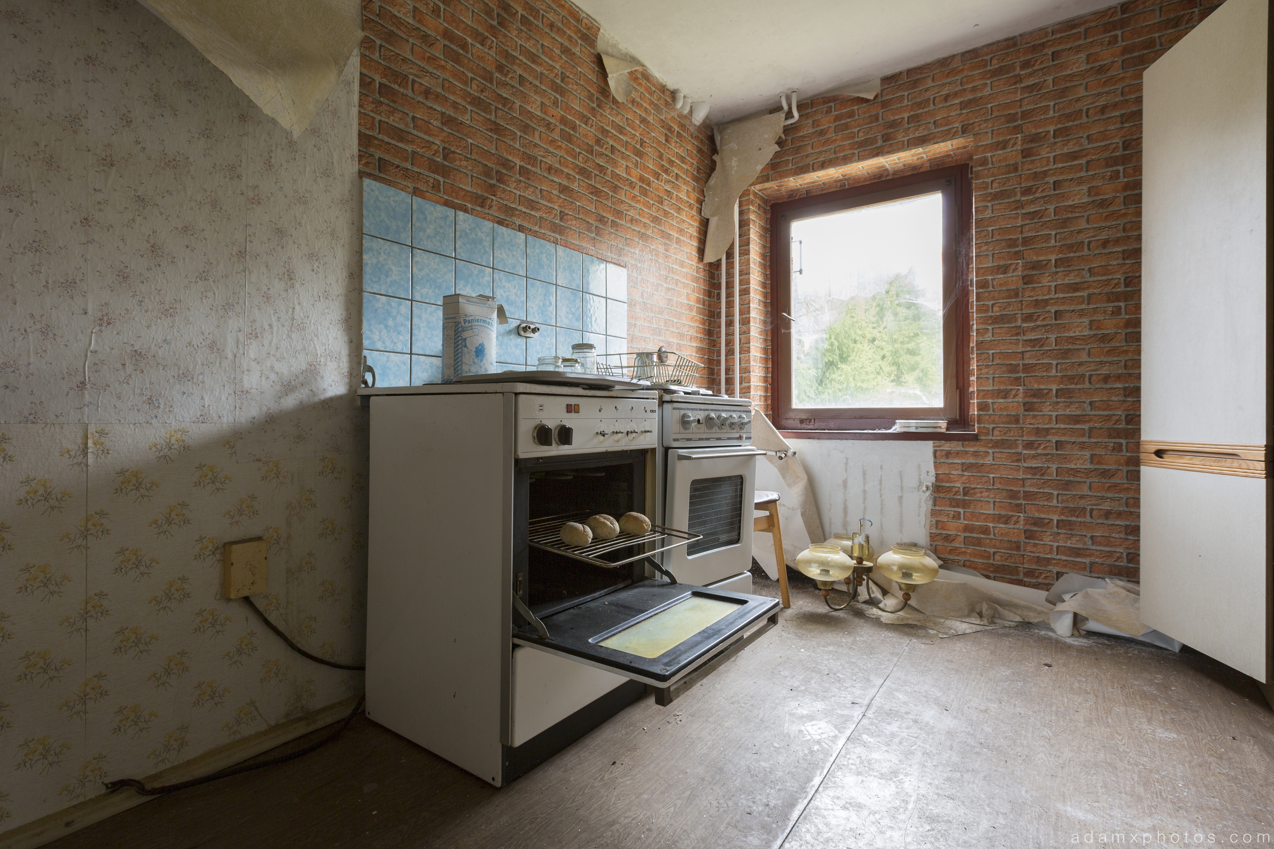 Kitchen staff quarters Ferienhotel Sachsenhof Hotel Ski Alpine Urbex Germany Adam X Urban Exploration Access 2016 Abandoned decay lost forgotten derelict location Deutschland Mould